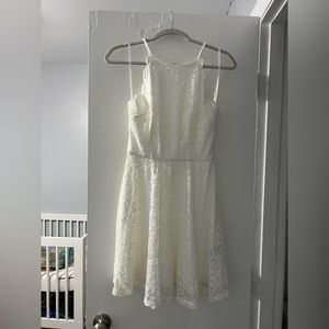 White lace dress